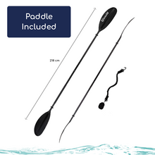 Load image into Gallery viewer, Paddle Included with all Evrwild Kayaks, Perfectly Sized, Youth, Child, Children's, Paddle Leash, 218cm,