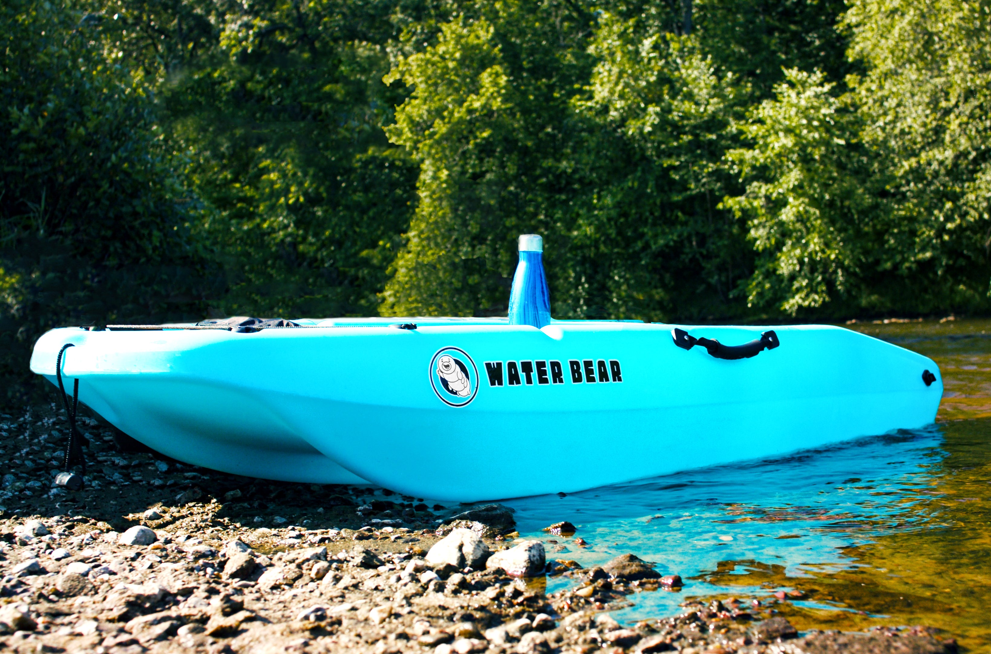 Evrwild Premium Kids' Kayak - Blue - Paddle Included