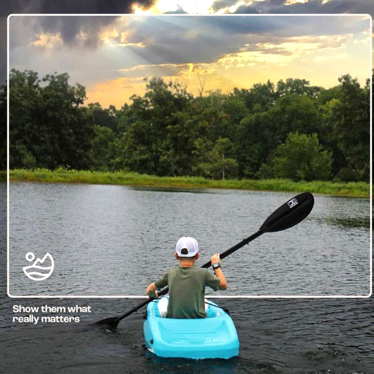 Premium kids kayak with paddle included, designed for young adventurers to explore waterways safely and comfortably. Youth, WaterSports, SUP, Explore, Nature, Kid, Child, Children's, ,  