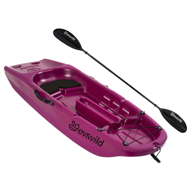 Evrwild Water Bear Kids' Kayak - Sunrise Peak Purple - Paddle Included